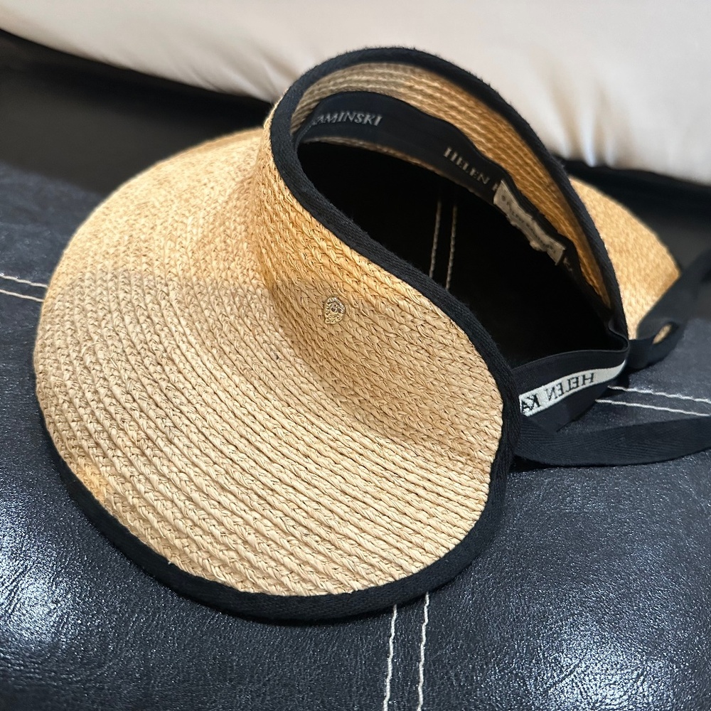 Helen Kaminski packable Mita Raffia Visor